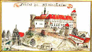Schlos zu Ottmachau - Zamek, widok oglny
